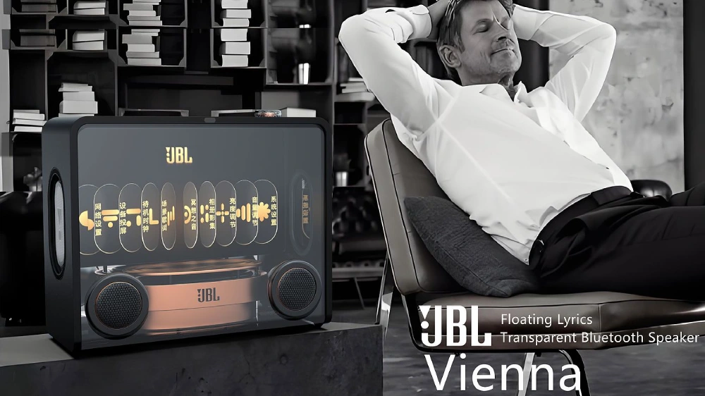 اسپیکر JBL Vienna معرفی شد؛ نمایشگر ۱۸٫۵ اینچی با نمایش سهبعدی متن آهنگها