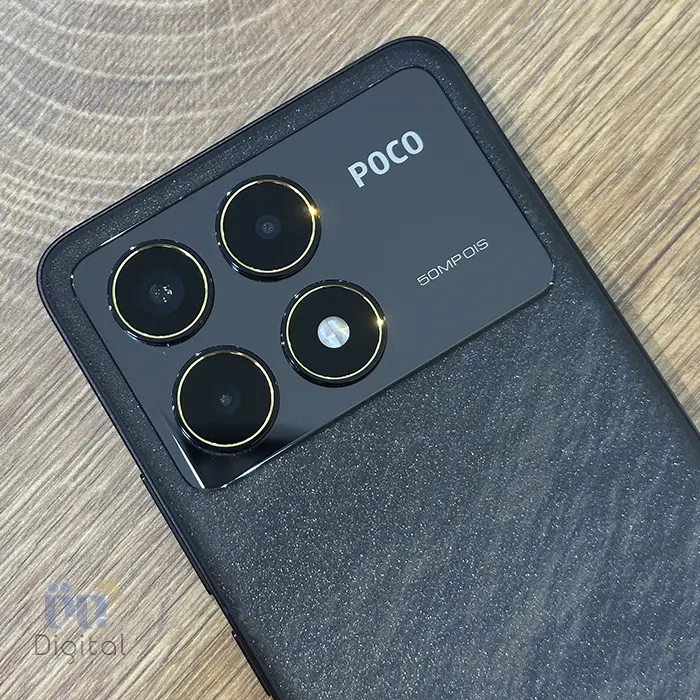 گوشی موبایل شیائومی مدل Poco F6 Pro حافظه ۵۱۲ گیگابایت با رم ۱۲ گیگابایت – کارکرده | نمای پشت و دوربین