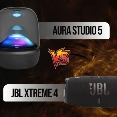 مقایسه هارمن کاردون Aura Studio 5 با جی بی ال Xtreme 4 | کدام را بخریم؟