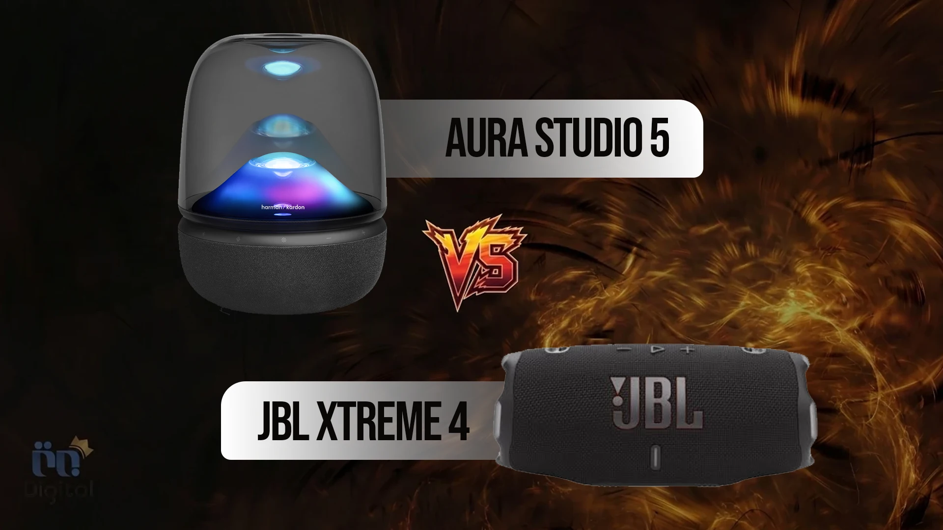 مقایسه هارمن کاردون Aura Studio 5 با جی بی ال Xtreme 4 | کدام را بخریم؟