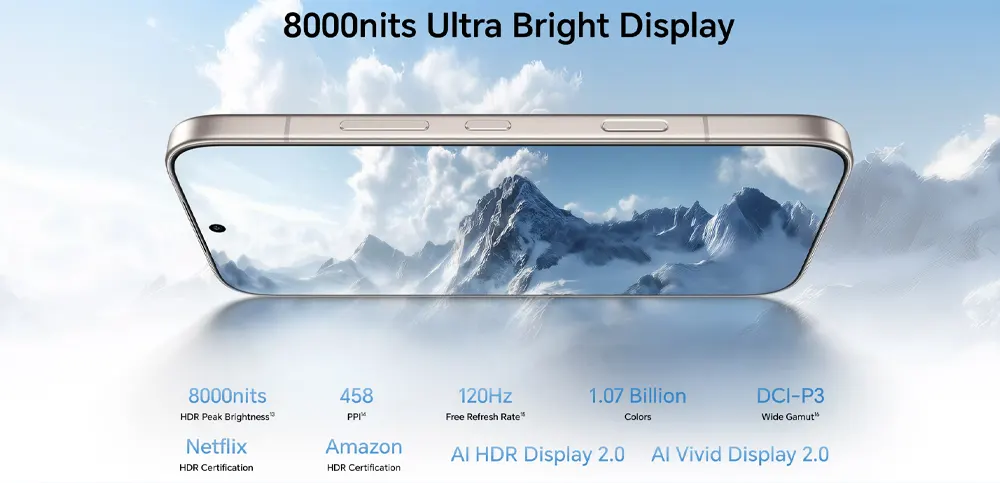 صفحه نمایش Honor 600