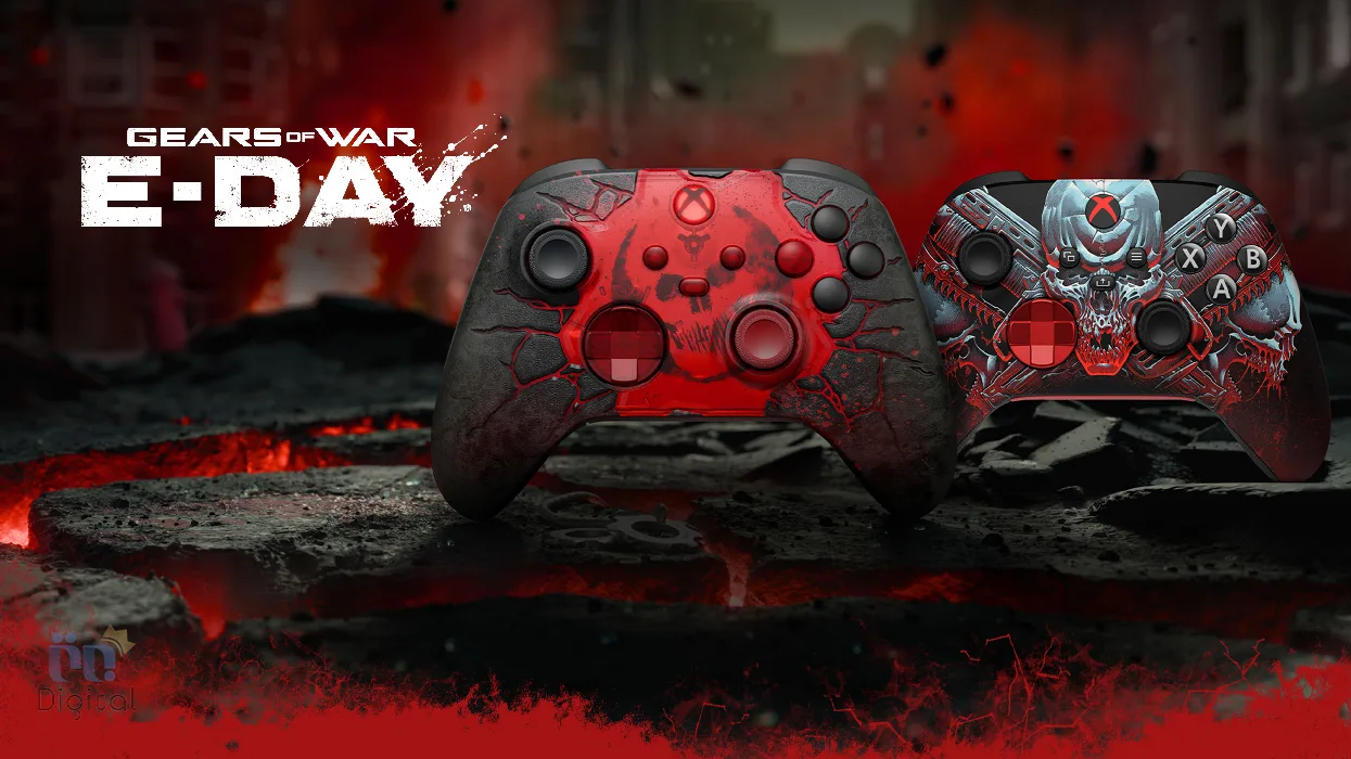 ایکس‌باکس کنترلرهای ویژه Gears of War: E-Day را با طراحی خاص معرفی کرد