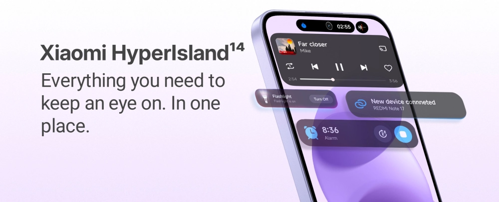 نرم‌افزار گوشی موبایل شیائومی مدل Redmi Note 17 4G حافظه ۲۵۶ گیگابایت با رم ۸ گیگابایت