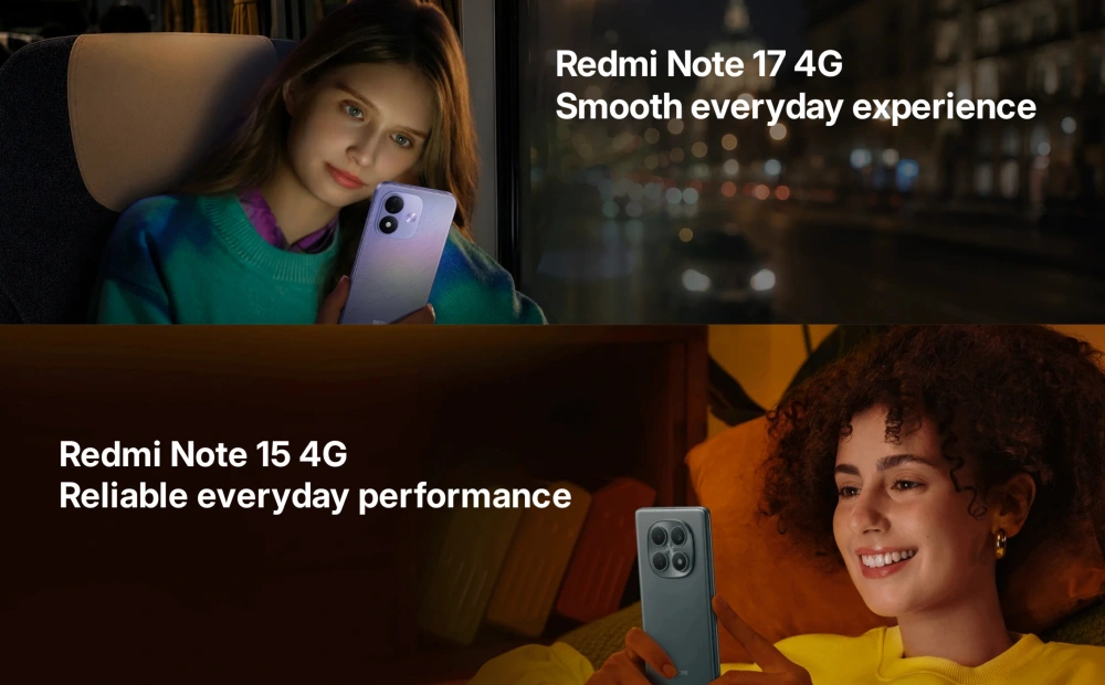 مقایسه Redmi Note 17 4G با Redmi Note 15 4G؛ تجربه کاربری