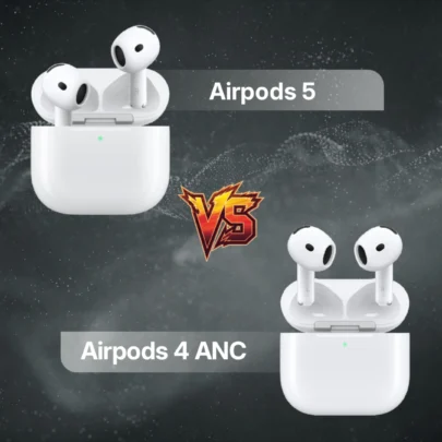 مقایسه AirPods 5 با AirPods 4 ANC؛ رقابت دو هدفون بی‌سیم اپل