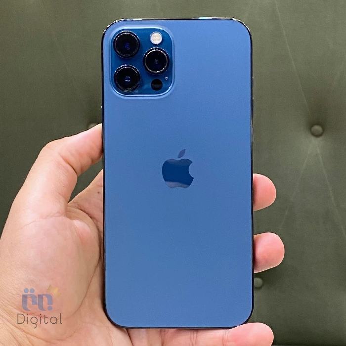 گوشی موبایل اپل مدل iPhone 12 Pro Max ZAA دو سیم کارت حافظه ۲۵۶ گیگابایت – کارکرده