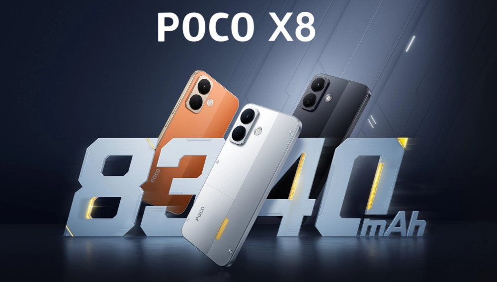 گوشی موبایل شیائومی مدل Poco X8 حافظه ۲۵۶ گیگابایت با رم ۸ گیگابایت