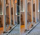 main camera 2x zoom samples Galaxy A35 VS Redmi note 13 pro 5G night